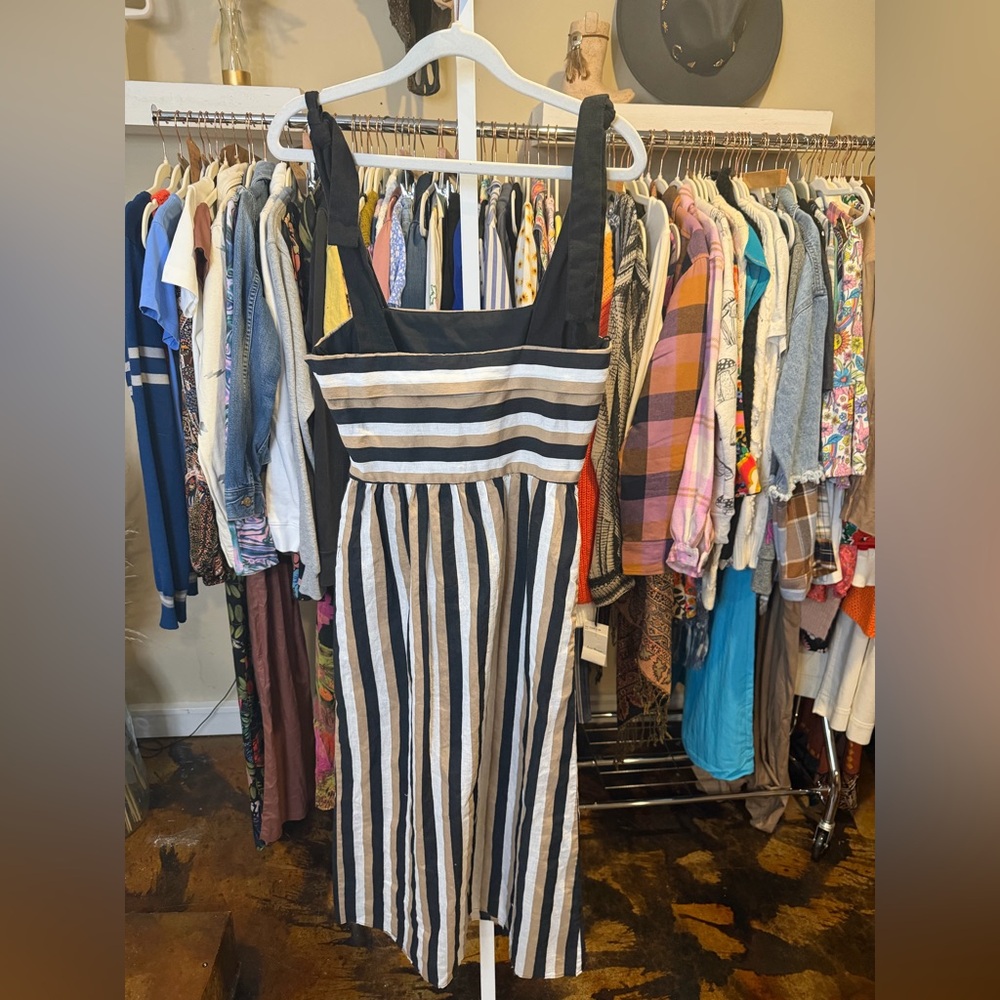 NWOT Zara TRF Collection Striped Midi Dress - Picture 12 of 12